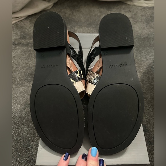 Vionic Women's Multicolor Snakeskin Sandals - Picture 2 of 4